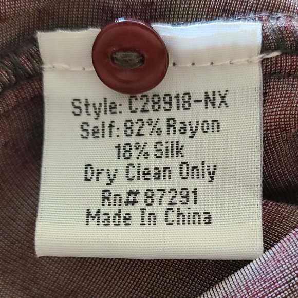 JOHNNY WAS SILK VELVET DREAM FLORAL PRINT EASY TUNIC SHIRT TOP 1X - Picture 7 of 7